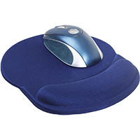 dac supergel mouse pad contoured wrist rest blue