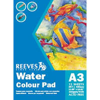 reeves watercolour pads 300gsm 12 sheets a3