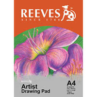 reeves drawing pad 110gsm 50 sheets a4