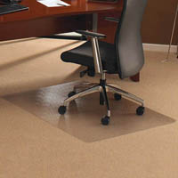 floortex chairmat polycarbonate hardfloor rectangular 1200 x 900mm