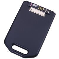 marbig professional storage clipboard with calculator a4 black