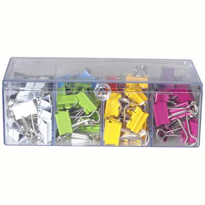Image for CELCO FOLDBACK CLIP 19MM ASSORTED BOX 96 from Discount Office National