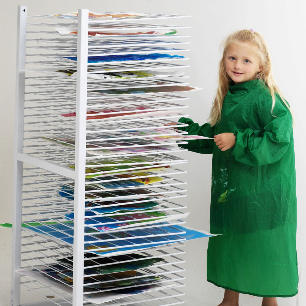 Image for JASART ART DRYING RACK METAL 36 TRAY WHITE from Mackay Business Machines (MBM) Office National