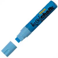 texta jumbo liquid chalk marker wet wipe chisel 15mm blue