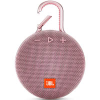 jbl clip 3 portable bluetooth speaker pink