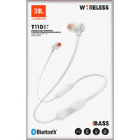 jbl tube 110bt wireless in-ear headphones white