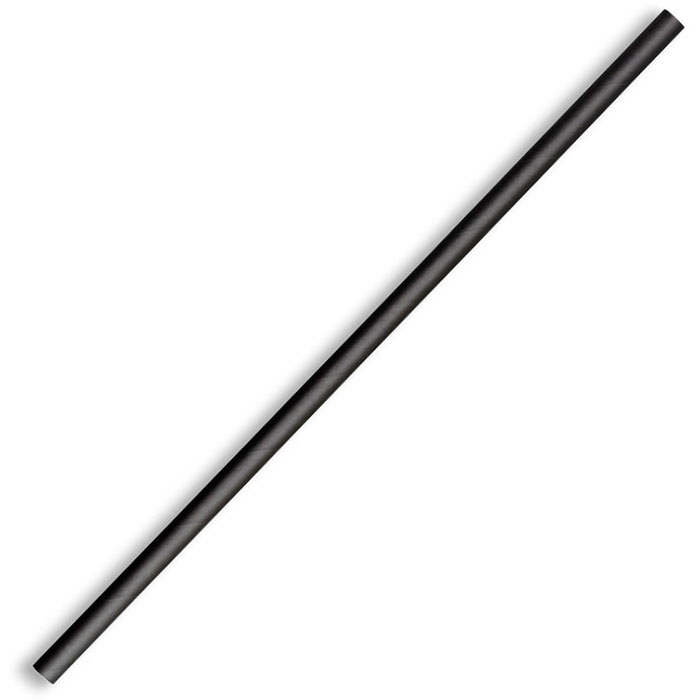 Image for BIOPAK BIOSTRAW STRAW 6 X 197MM BLACK PACK 250 from Office National Capalaba
