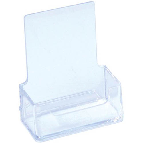 Image for DEFLECTO BUSINESS CARD HOLDER PORTRAIT 65 X 96 X 46MM CLEAR from Angletons Office National