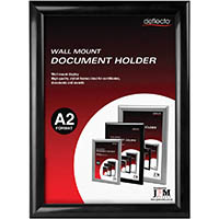 deflecto document holder wall mount a2 black