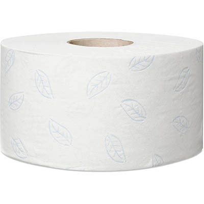 Image for TORK 110253 T2 PREMIUM EXTRA SOFT MINI JUMBO TOILET ROLL 2-PLY 170M WHITE CARTON 12 from PaperChase Office National