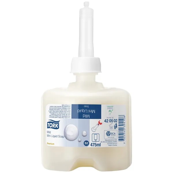 Image for TORK 420502 S2 MINI LIQUID SOAP CARTRIDGE 475ML from Aztec Office National Melbourne