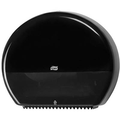 Image for TORK 554038 T1 JUMBO TOILET ROLL DISPENSER BLACK from Our Town & Country Office National