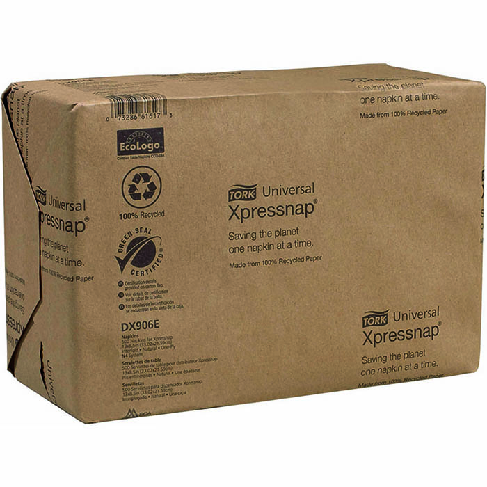 Image for TORK 2297323 N4 XPRESSNAP PAPER NAPKINS 216 X 330MM NATURAL PACK 500 from Paul John Office National