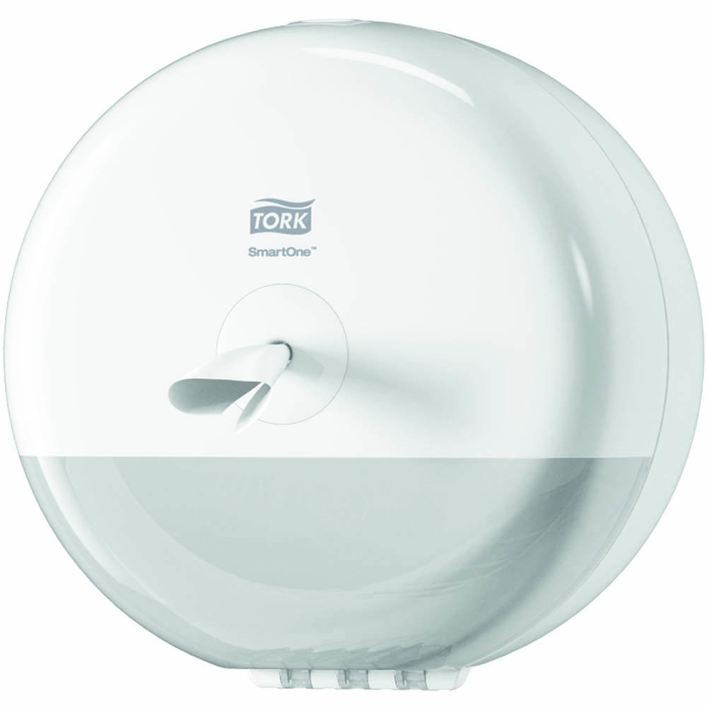 Image for TORK 681000 T9 SMARTONE SINGLE MINI TOILET ROLL DISPENSER WHITE from Our Town & Country Office National