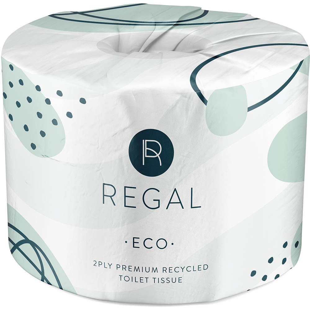 Image for REGAL PREMIUM RECYCLED TOILET PAPER 2 PLY 400 SHEET CARTON 48 from PaperChase Office National