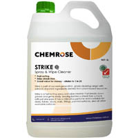 chemrose strike spray & wipe cleaner 5 litre