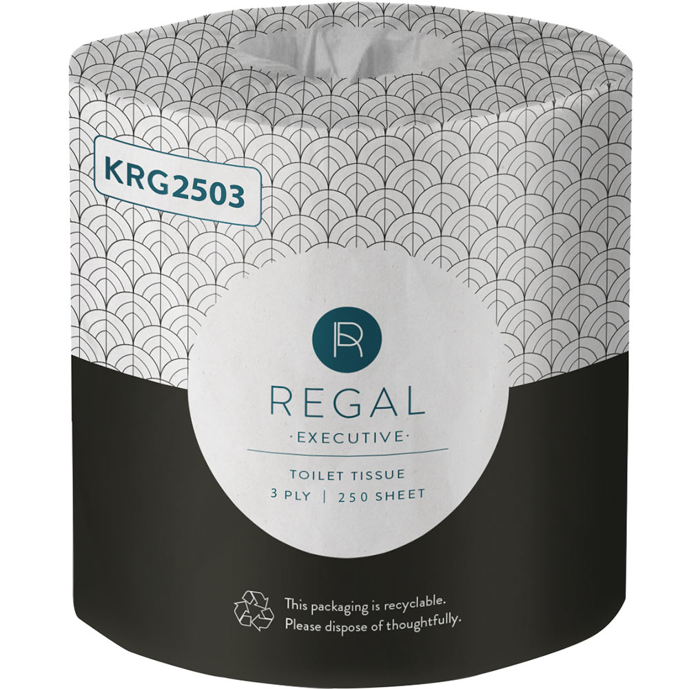 Image for REGAL EXECUTIVE TOILET ROLL 3 PLY 250 SHEETS from Surry Office National