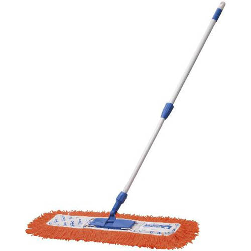 Image for OATES FLOORMASTER DUST CONTROL MOP COMPLETE 600MM ORANGE/WHITE from Express Office National