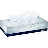 kleenex facial tissues 2-ply white pack 100