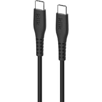 klik usb-c male to usb-c male usb 2.0 cable 1.2m black