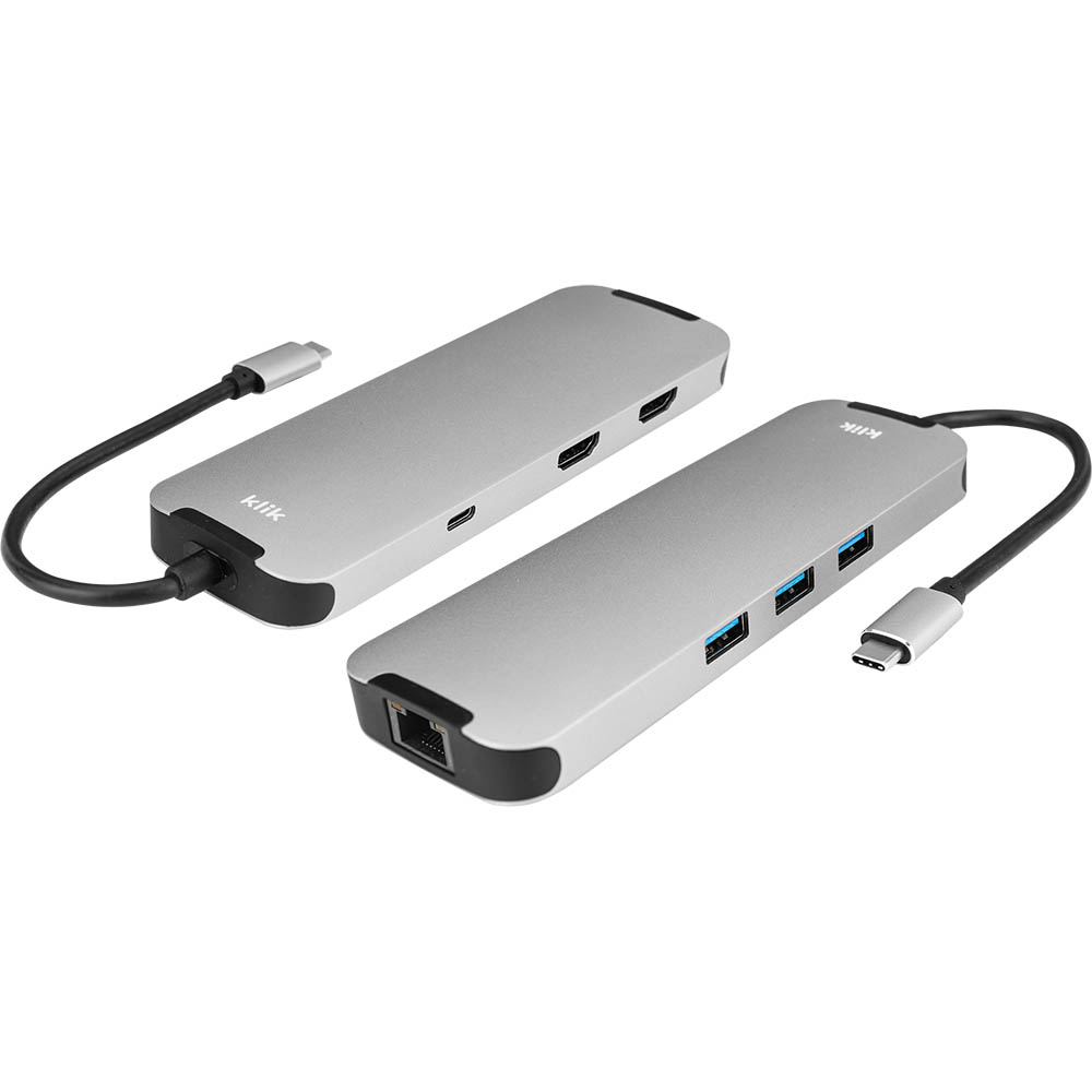 Image for KLIK KCMPH2AD USB TYPE-C MULTI-PORT ADAPTER from Ezi Office Supplies Gold Coast Office National