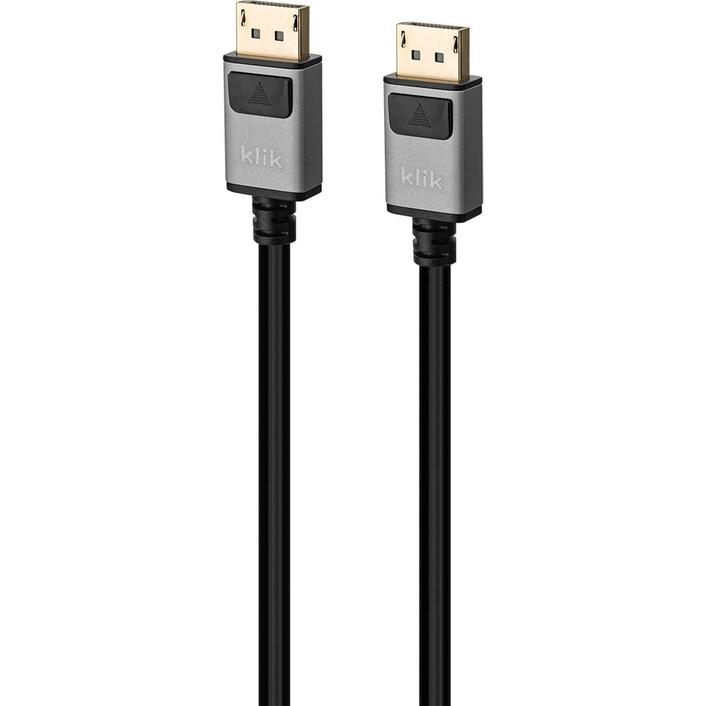 Image for KLIK DISPLAYPORT MALE TO DISPLAYPORT MALE CABLE 3000MM from Aatec Office National
