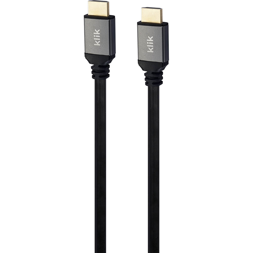 Image for KLIK HIGH SPEED CABLE MALE TO MALE HDMI WITH ETHERNET 3000MM from PaperChase Office National