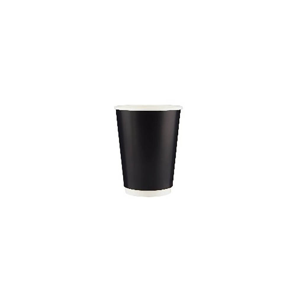 Image for AROMAS TAKEAWAY CUPS 8OZ BLACK PACK 25 from Pirie Office National