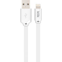 klik apple lightning to usb sync charge flat cable 250mm white
