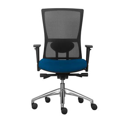 Image for DAL KODA MESH BACK CHAIR HIGH BACK WITH BLUE SEAT from Pirie Office National