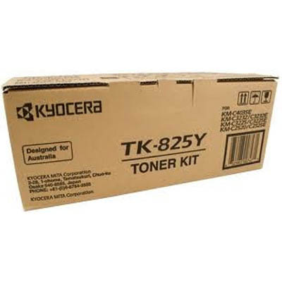 Image for KYOCERA TK825Y TONER CARTRIDGE YELLOW from Office National Whyalla