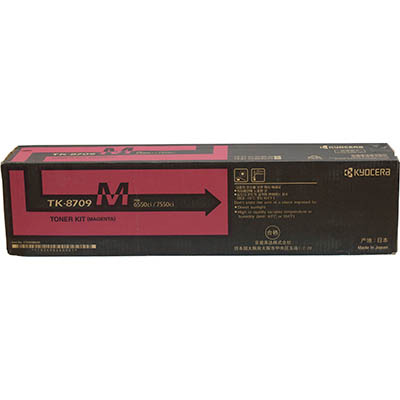 Image for KYOCERA TK8709M TONER CARTRIDGE MAGENTA from PaperChase Office National