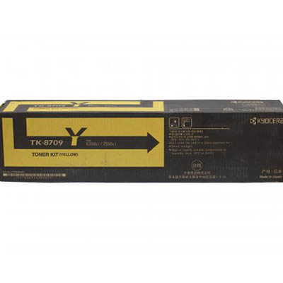 Image for KYOCERA TK8709Y TONER CARTRIDGE YELLOW from Office National
