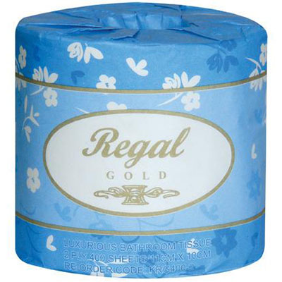 Image for REGAL EXECUTIVE TOILET ROLL WRAPPED 2-PLY 400 SHEET WHITE CARTON 48 from Office National Kalgoorlie