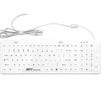 gett cleantype magnetic waterproof medical keyboard white