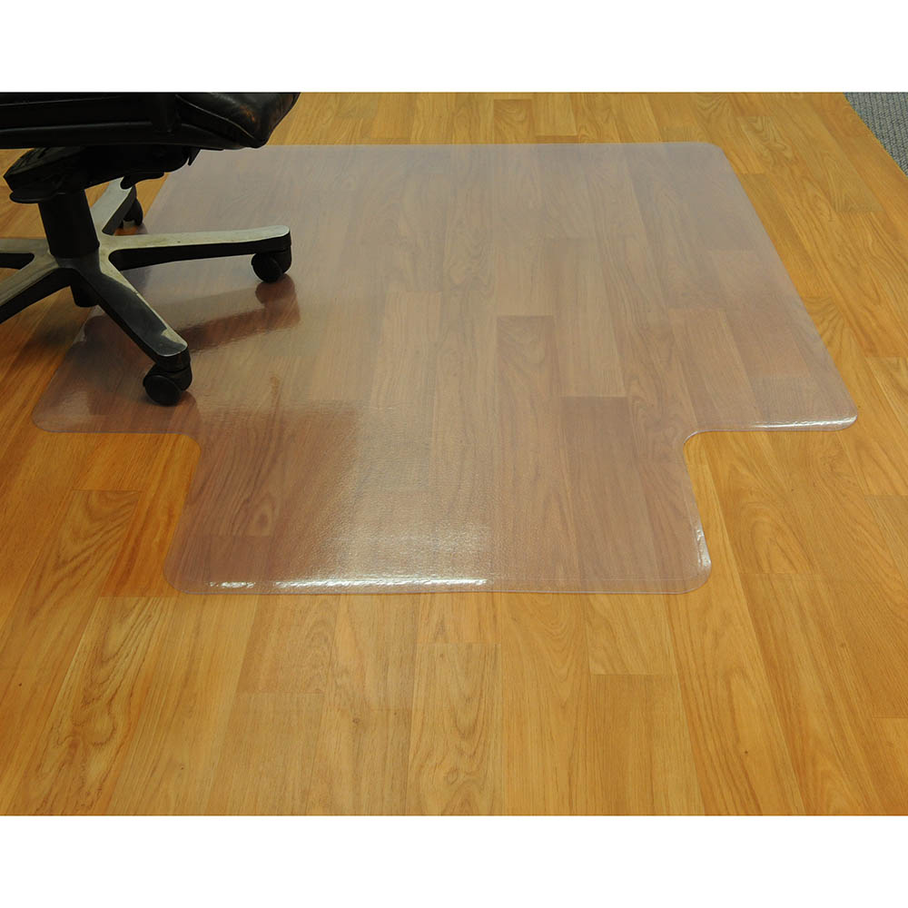 Image for ANCHORMAT CHAIRMAT PVC KEYHOLE HARDFLOOR 900 X 1220MM CLEAR from Coffs Coast Office National