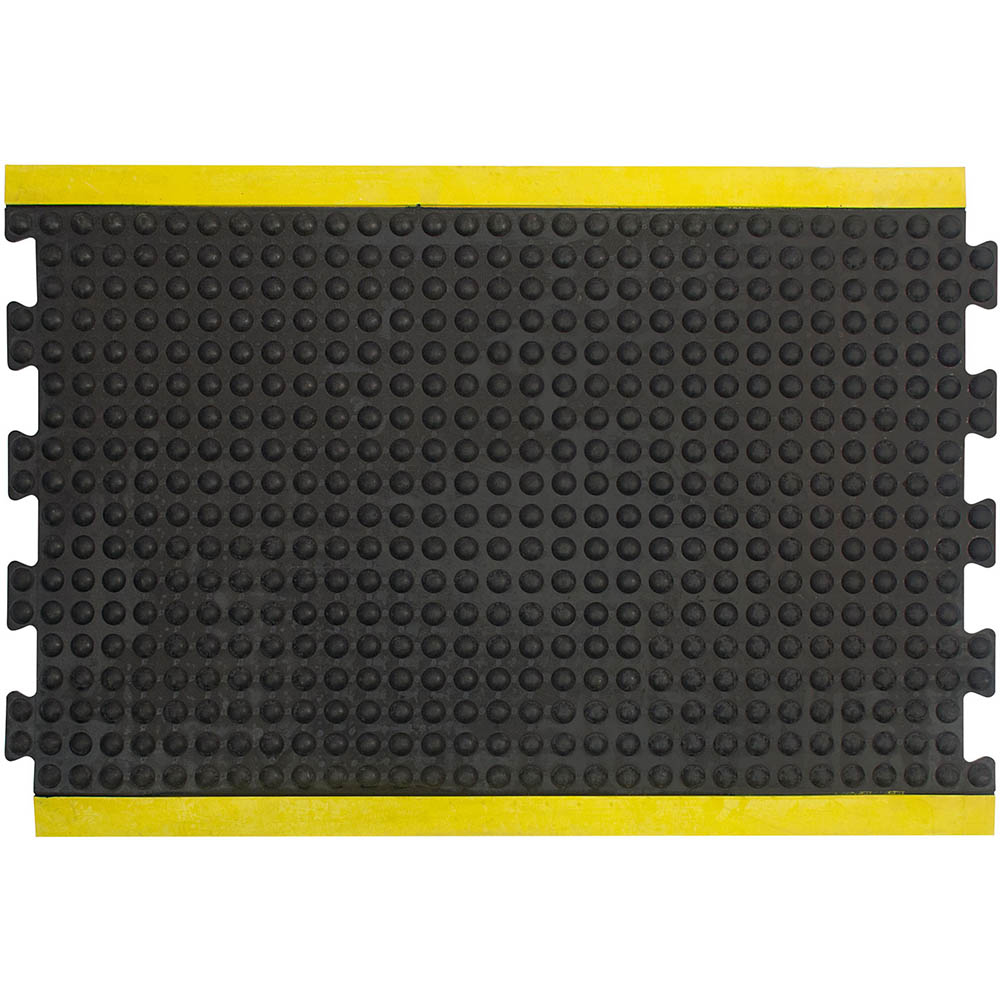 Image for MATTEK MODULAR BUBBLE MAT CENTRE 600 X 900MM YELLOW/BLACK from Office National Capalaba