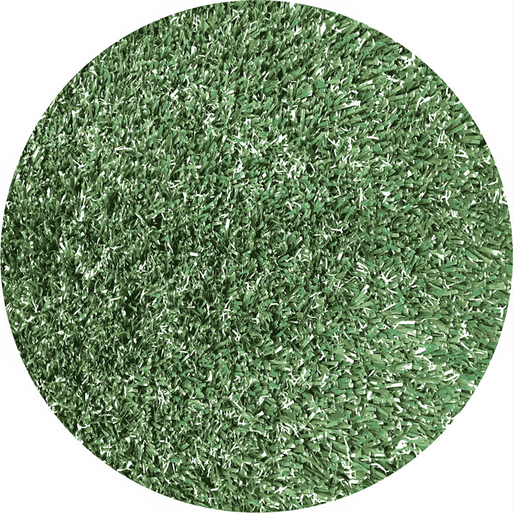 Image for MATTEK OUTDOOR ROUND ARTIFICIAL GRASS RUG GREEN from Surry Office National