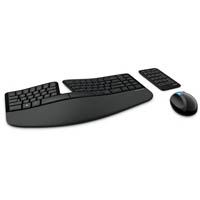 microsoft sculpt ergonomic desktop keyboard and mouse combo black