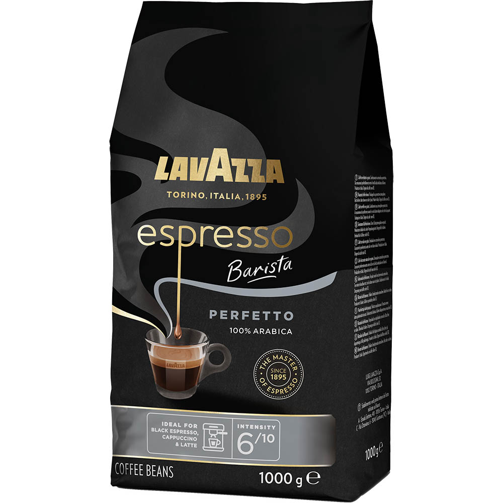 Image for LAVAZZA ESPRESSO BARISTA PERFETTO COFFEE BEANS 1KG from Ezi Office National Tweed