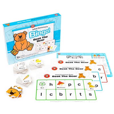 Image for LEARNING CAN BE FUN BEAT THE BEAR BINGO INITIAL SOUNDS GAME from OFFICE NATIONAL CANNING VALE