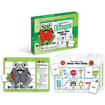 Image for LEARNING CAN BE FUN BEAT THE FROG BINGO RHYMING GAME from Surry Office National