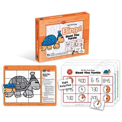 Image for LEARNING CAN BE FUN BEAT THE TURTLE BINGO TELL THE TIME GAME from Copylink Office National