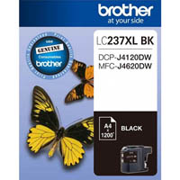 brother lc237xlbk ink cartridge high yield black