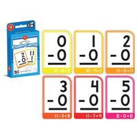 learning can be fun flashcards subtraction 0-15