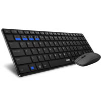 rapoo 9300m wireless keyboard and mouse combo black