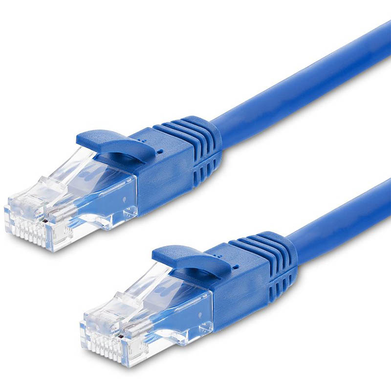 Image for ASTROTEK NETWORK CABLE CAT6 250MM BLUE from Office National Sydney Stationery