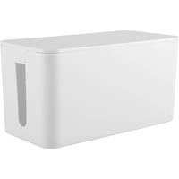 brateck cable management box small white