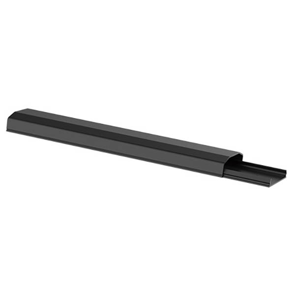 Image for BRATECK PLASTIC CABLE COVER 250MM BLACK from Complete Stationery Office National (Devonport & Burnie)