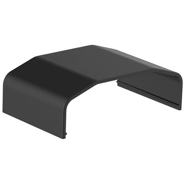 Image for BRATECK PLASTIC CABLE COVER JOINT 64 X 21.5 X 40MM BLACK from Office National